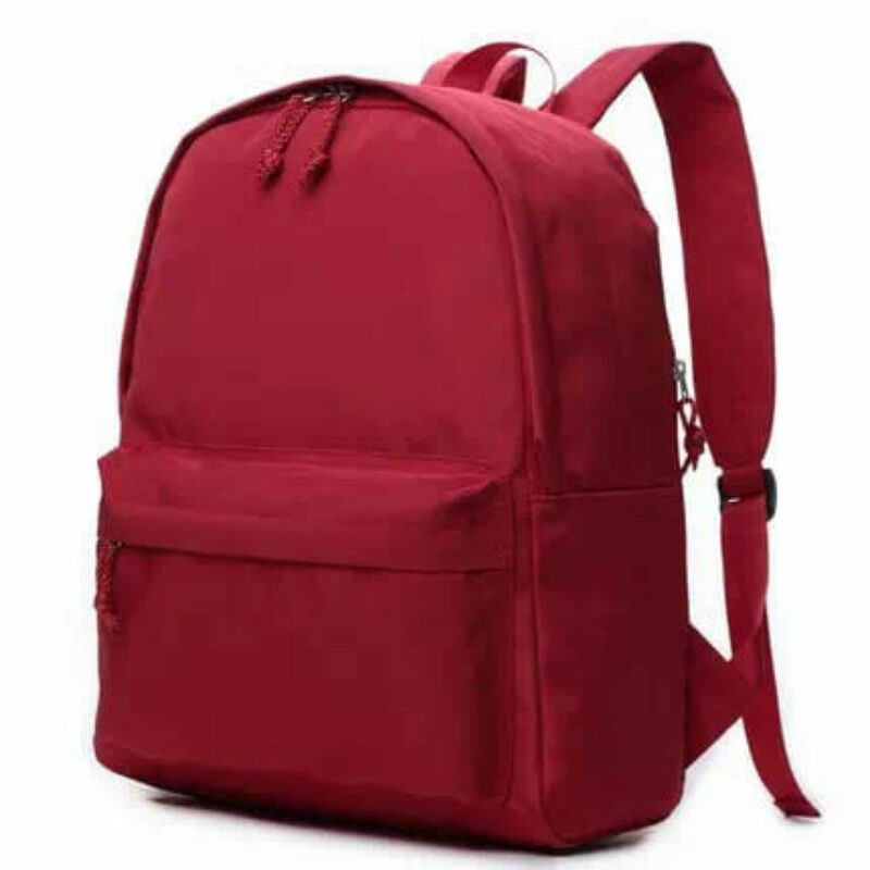 Tas Punggung Ransel Sekolah Tas Backpack Polos Fashion