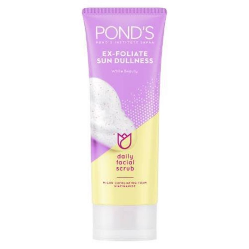 Ponds Facial Foam Sundulness Scrub 100 ml / Sabun Wajah / Sabun Wajah Ponds