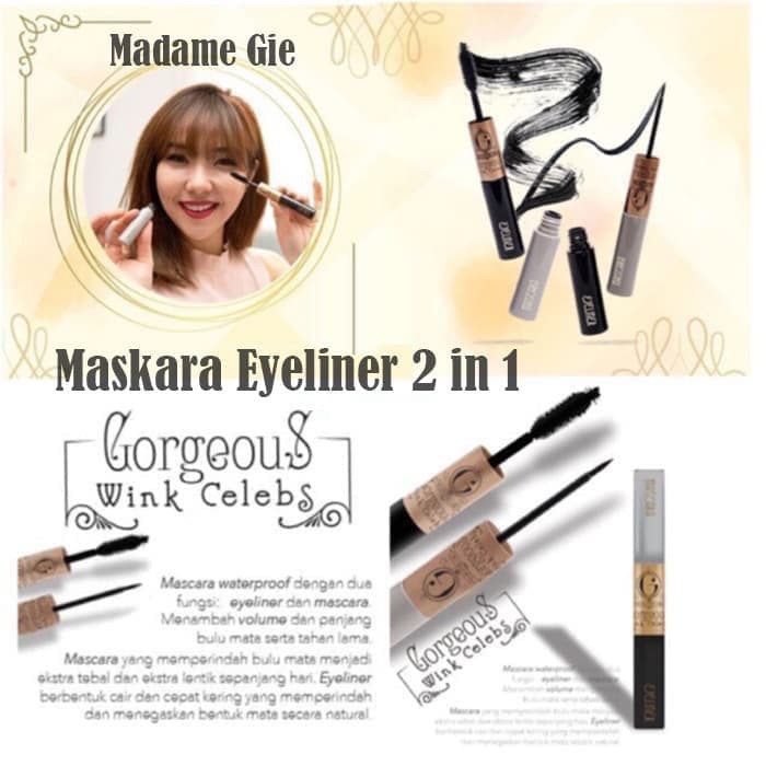 Madame Gie Mascara+Eyeliner 2 in 1