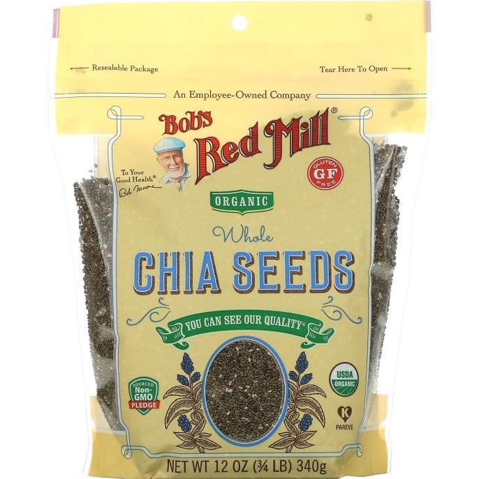 

bob's red mill organic whole chia seeds 340gr