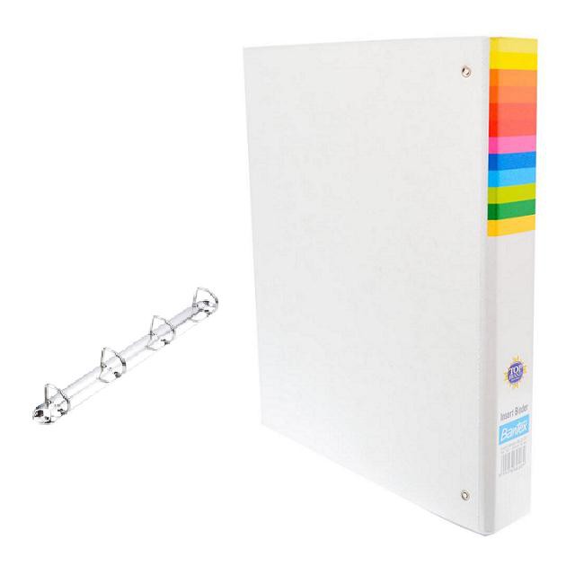 

Bantex Insert Ring Binder A4 4D 25mm White - ref.8722 07