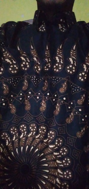 Argo Lawu Pendek Kemeja Batik Pria Full Furing Bahan Katun Primisima