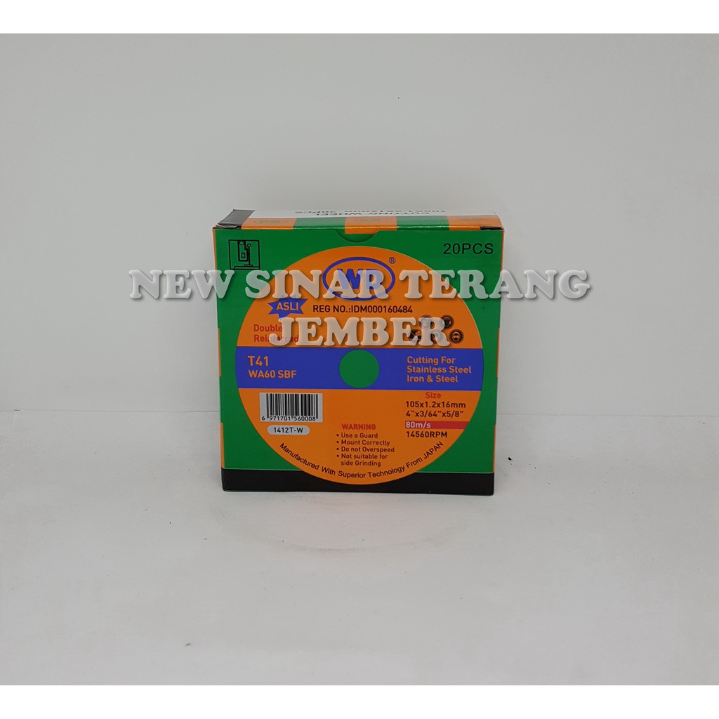 Batu Gerinda Potong | Batu Potong WD 4 Inch