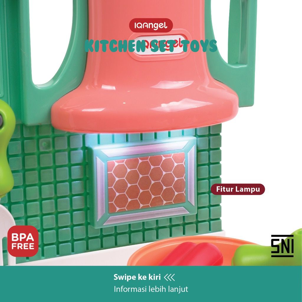 IQAngel Kitchen Set Toys / Mainan Masak Dapur