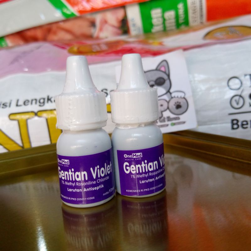 Jual Gentian Violet Obat Sariawan Bau Mulut Luka Infeksi Jamur Kucing Shopee Indonesia