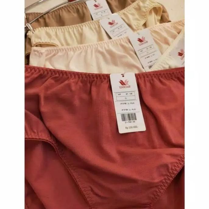 Wacoal Midi Maxi Panty Celana Dalam Katun Polos Ip 3158