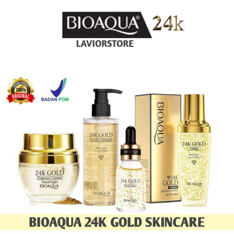 New Bioaqua 24K Gold Skincare BPOM
