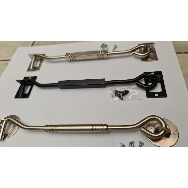 haakngin jendela / cantolan jendela 8&quot; hitam dan dof