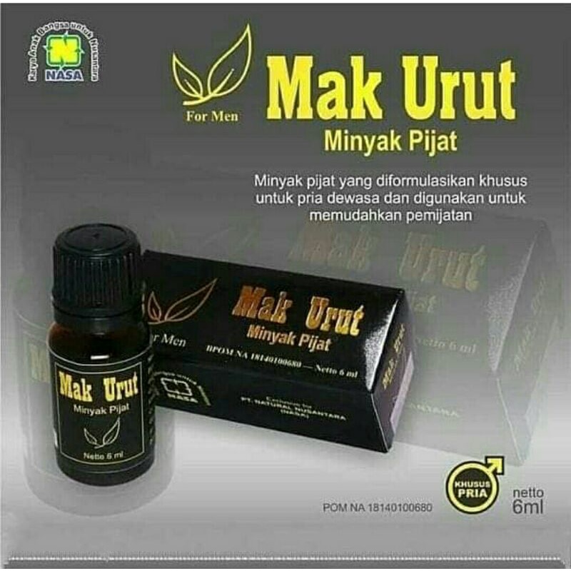 MAK URUT NASA original,Pembesar alat vital pria,minyak urut khusus pria