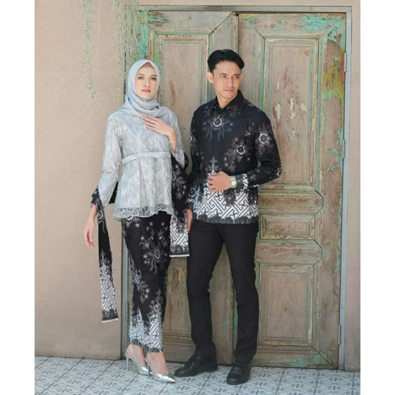 Maura Couple - Sania Ruffle Batik Couple ori Ndoro jowi DNT Garansi Termurah Shopee -coupl bellagrey