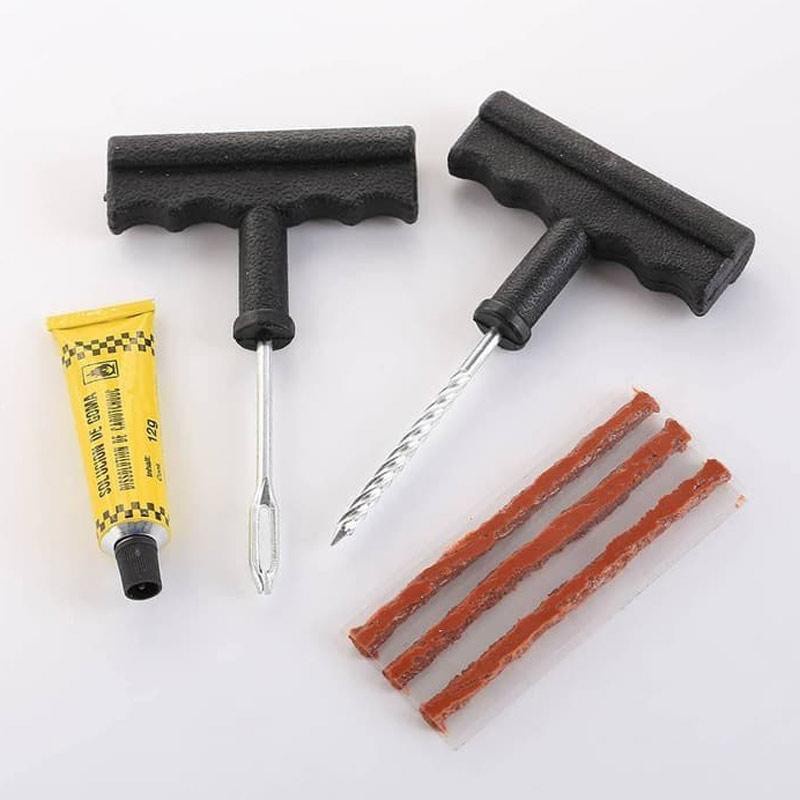 Tubeless Tire Repair Kit Alat Tambal Ban Tubles Set Paket Lengkap TINGGAL PAKAI