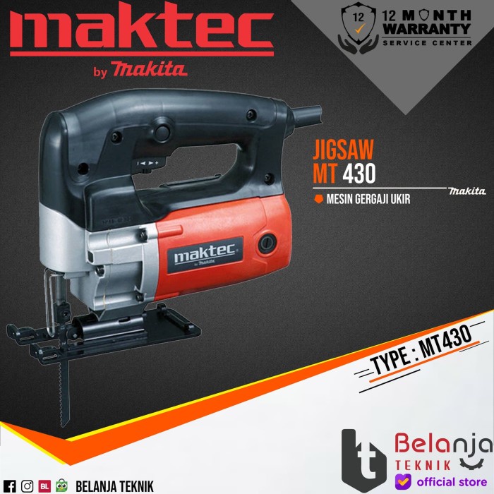 Mesin Gergaji Jigsaw - Maktec MT 430