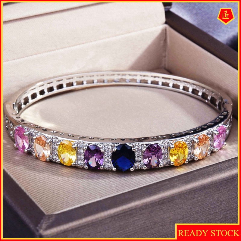 [Ready Stock]Fashion Elegant Natural Color Tourmaline Bracelet