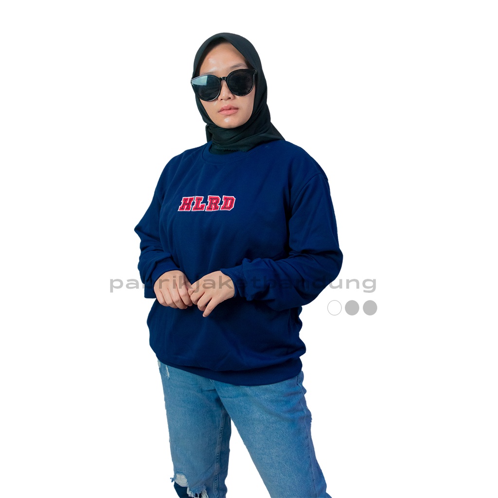 TATAMI HLRD SWEATER CRAWNECK BORDIR NEVY // SWEATSHIRT HOLYRIDER BORDIR