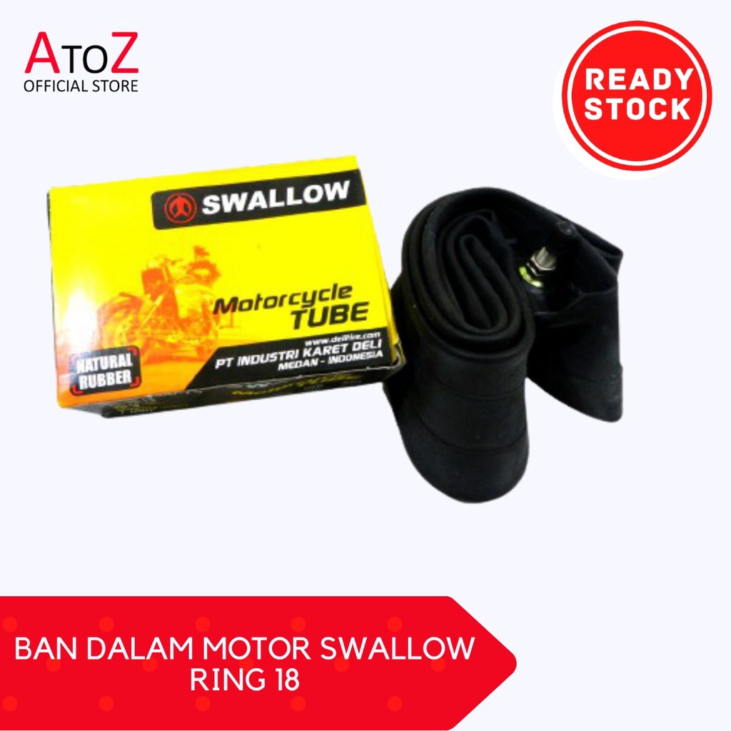 BAN DALAM MOTOR SWALLOW - BAN DALAM SEPEDA MOTOR RING 18 SWALLOW