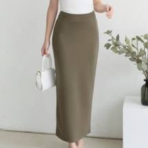 ROK SPAN PANJANG STANDAR DAN JUMBO /SPAN SCUBA PREMIUM/ROK KERJA  WANITA