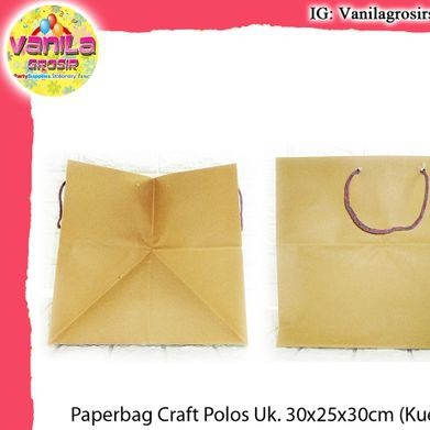 

PAPER BAG CRAFT POLOS UK 30X25X30CM