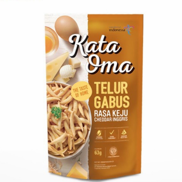 Jual Kata Oma Telur Gabus Rasa Keju Cheddar Gr Shopee Indonesia