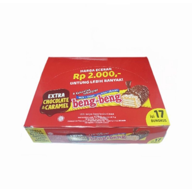 

Beng-Beng 1 box 17 pcs 25 gram/pcs [New Varian]