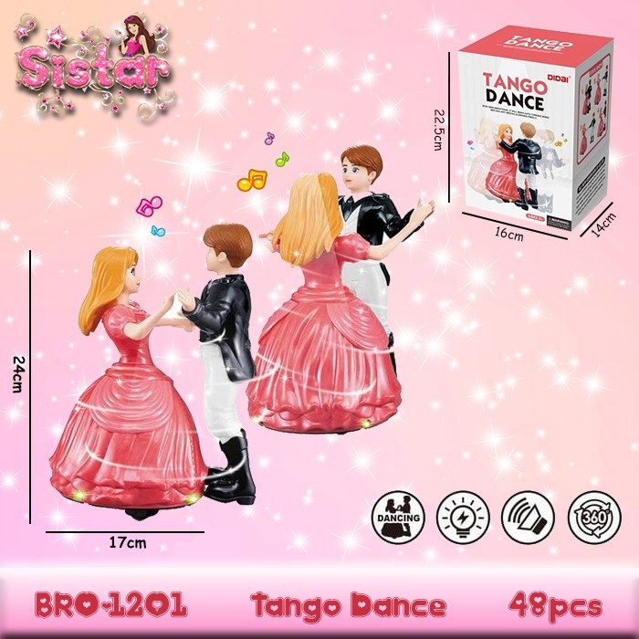 PROMO BRO1201 BRO1709 8563  Boneka Putri Princess Dansa Dance Dancing Mainan Anak Perempuan SISTAR