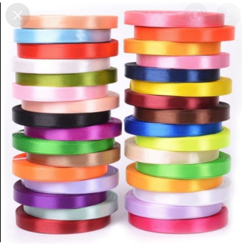 

PITA KAIN SATIN WARNA 1/4 INCH