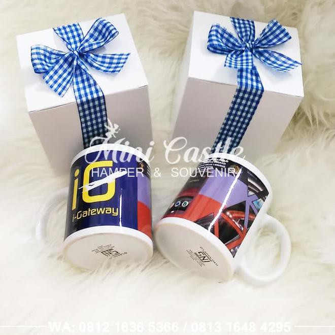 

7WVQ HAMPERS MURAH / CUSTOM MUG PACKAGING BOX PUTIH + PITA QAXK