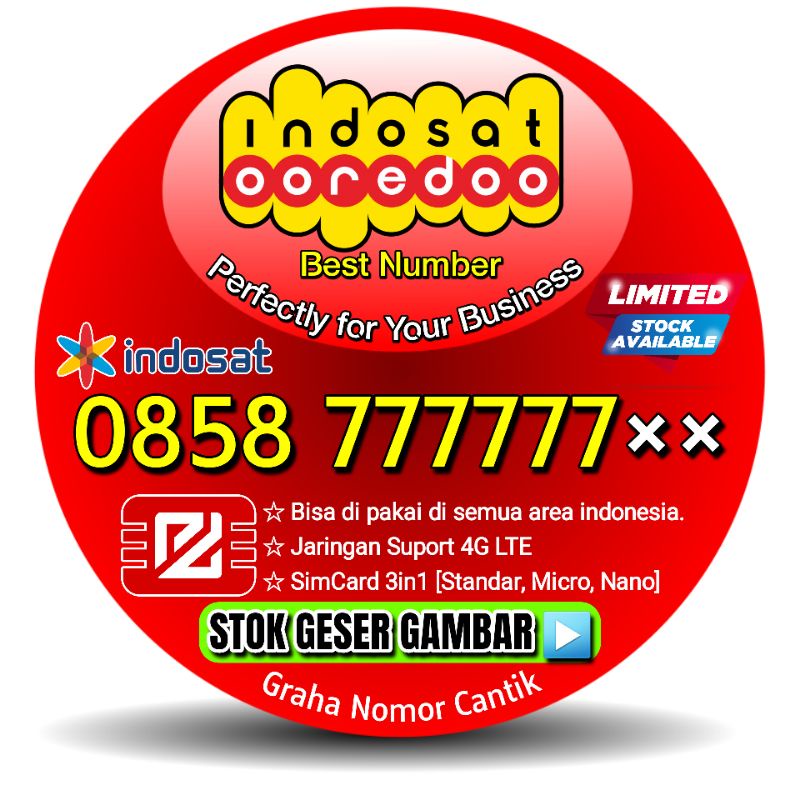 Nomor Cantik IM3 Hexa 000000 - Nomor Cantik Indosat Hexa 000000 999999 888888 777777