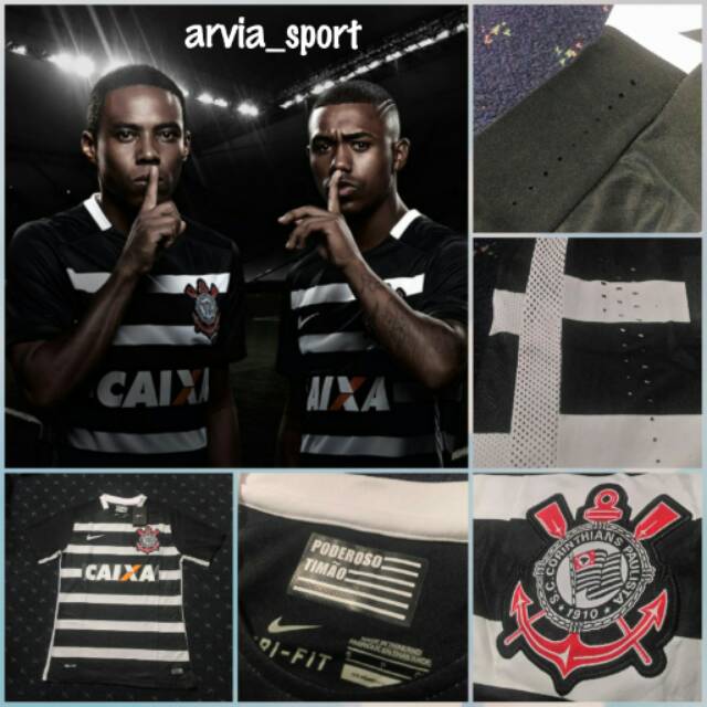 Jersey (Langka/Medioker) CORINTHIANS Away 2015