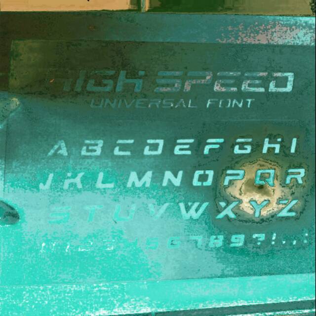 

Stencil huruf