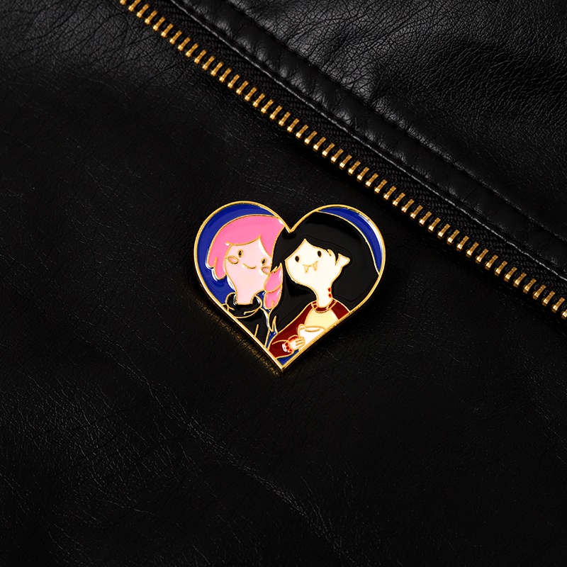 Bros Pin Enamel Desain Kartun Anime Petualangan Untuk Ransel