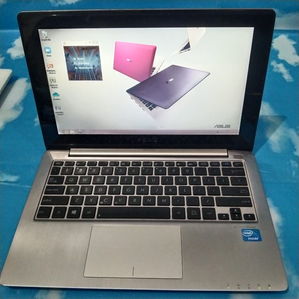 LAPTOP LEPTOP SECOND SEKEN BEKAS ASUS TOUCHSCREEN INTEL CELERON RAM 4GB 4 GB HDD 500GB 500 GB MULUS LIKE NEW