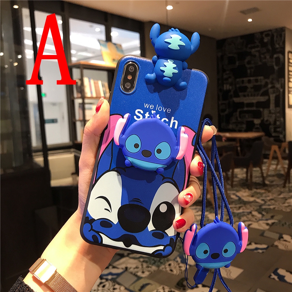 Casing Soft Case Motif Kartun Papa Popsocket Warna Biru Untuk IPhone 6 6S 7 8 Plus X Shopee Indonesia