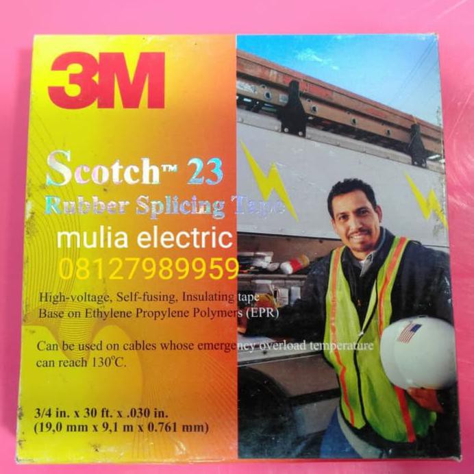 

Woww Promo Akhir Tahun | Terbatas - 3M Isolasi Listrik/Scotch 23 Rubber Splicing Tape 3M Original