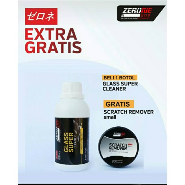 Pembersih Jamur Kaca dan Penghilang Baret Zerone