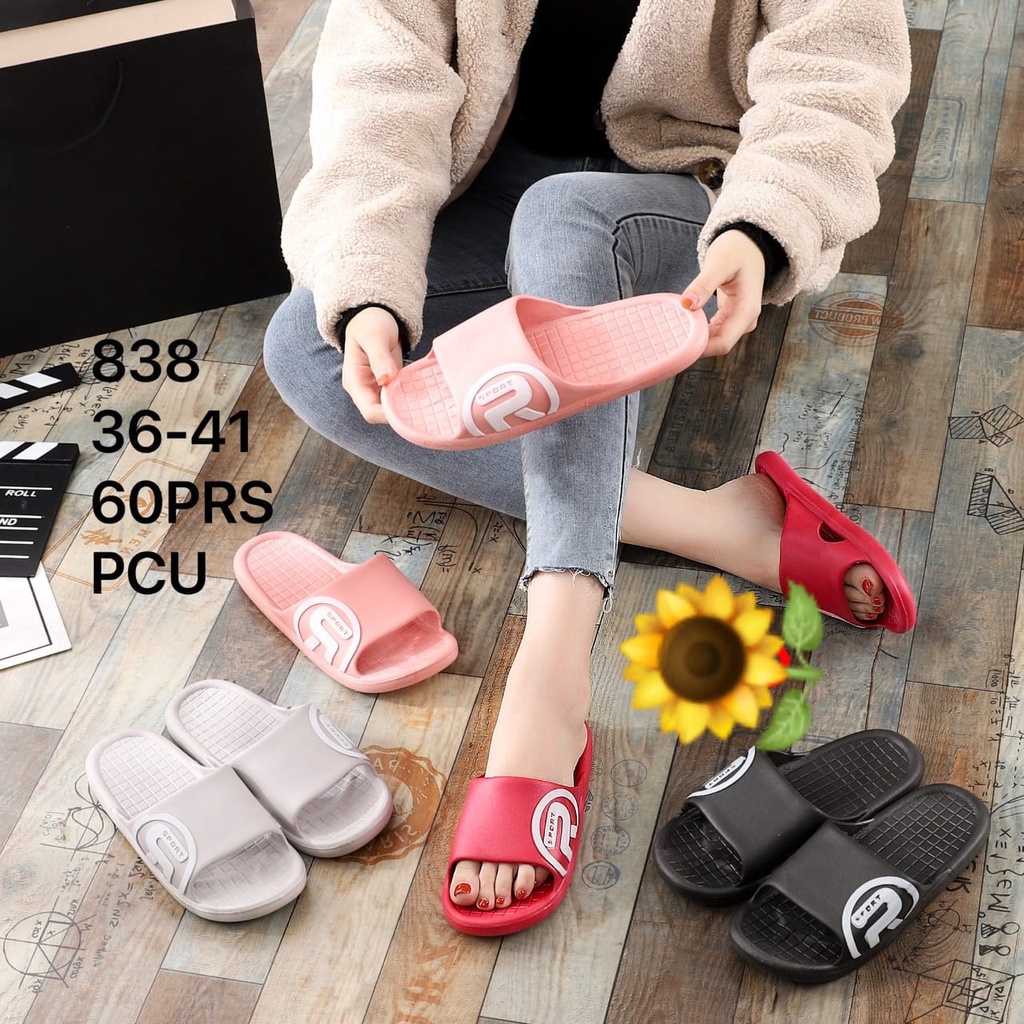 Sandal Karet Jelly Wedges Wanita import Model Terbaru Original Kekinian by AGUNG STYLE Balance 838