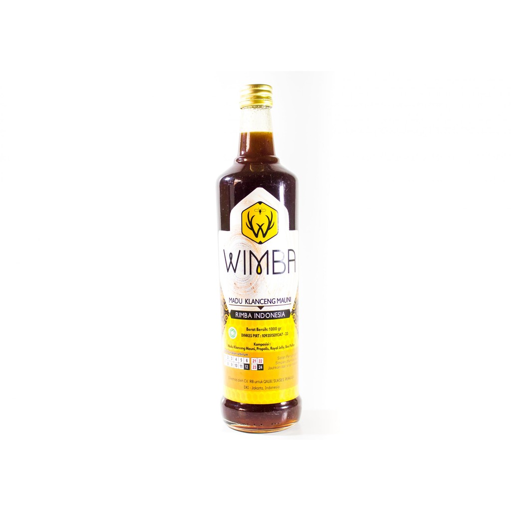 

MADU HUTAN KLANCENG MAUNI 1.000gr - Madu Wimba (Madu Rimba Indonesia - Raw Honey)