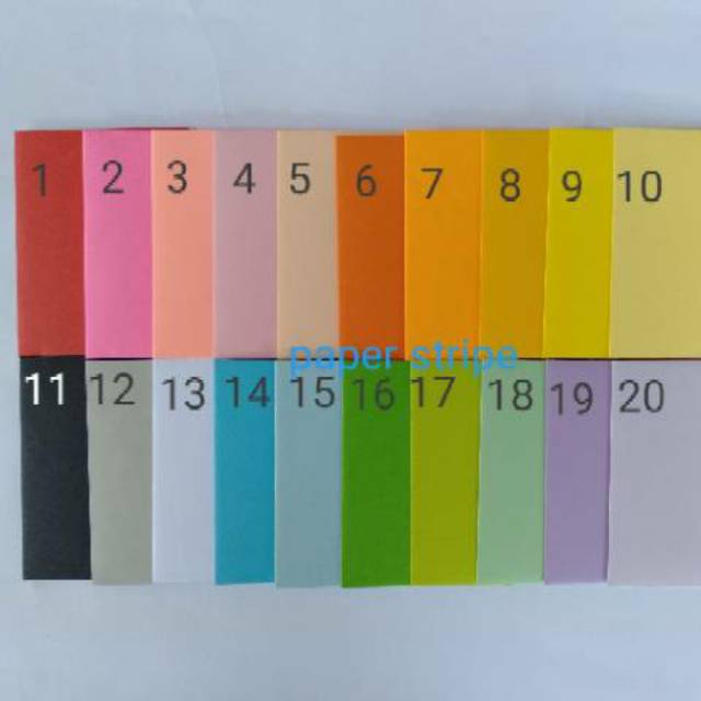 

7x10cm Amplop warna spektra 7x10