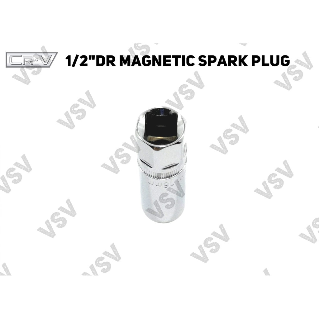 Gestar 1/2&quot;Dr Magnetic Spark Plug 16mm Kunci Busi Magnet Kunci Shock busi