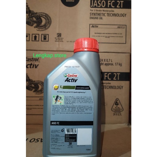 OLI CASTROL 2T 700ML  ACTIV LOW SMOKE SYNTHETIC TECHNOLOGY