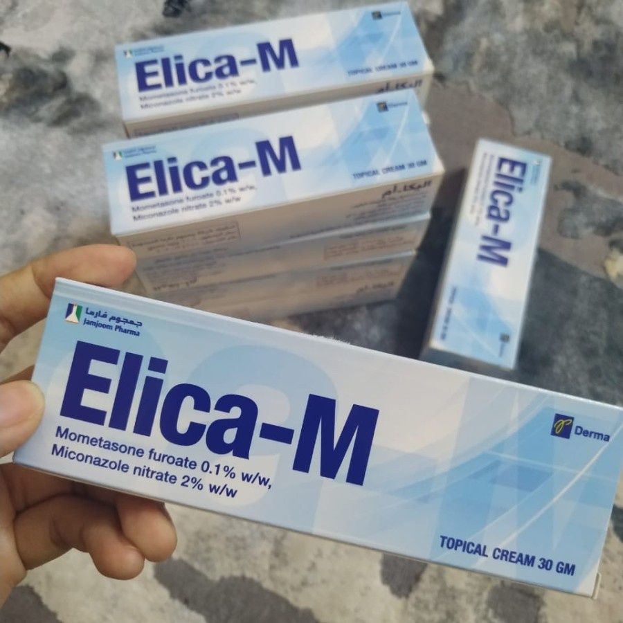 Cream kulit ELICA-M asli dari saudi 30 gr Ready Stok