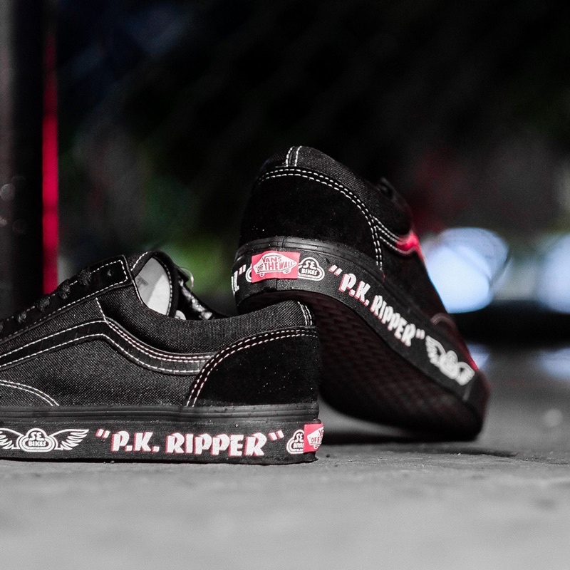 VANS STYLE 36 X SE BIKES P.K.RIPPER BLACK ORIGINAL 100%