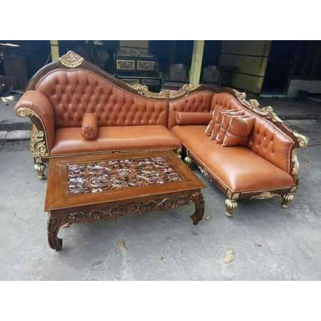 Kursi sofa sudut kursi tamu sudut kursi sudut bagus Mebel bagus Jepara mebel jati Jepara