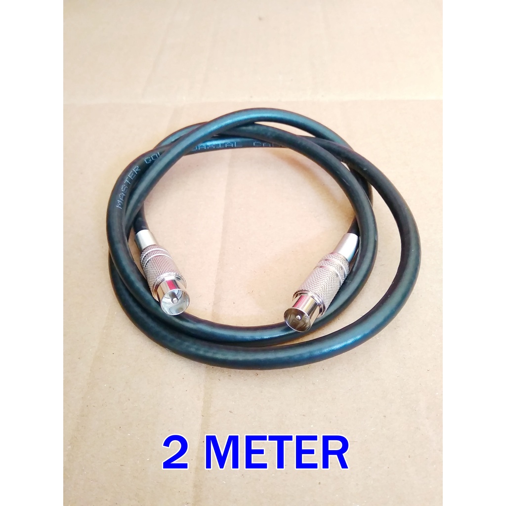 Kabel Loop Out - Kabel Antena TV 2 Meter - Jack Besi Cowo-Cowo