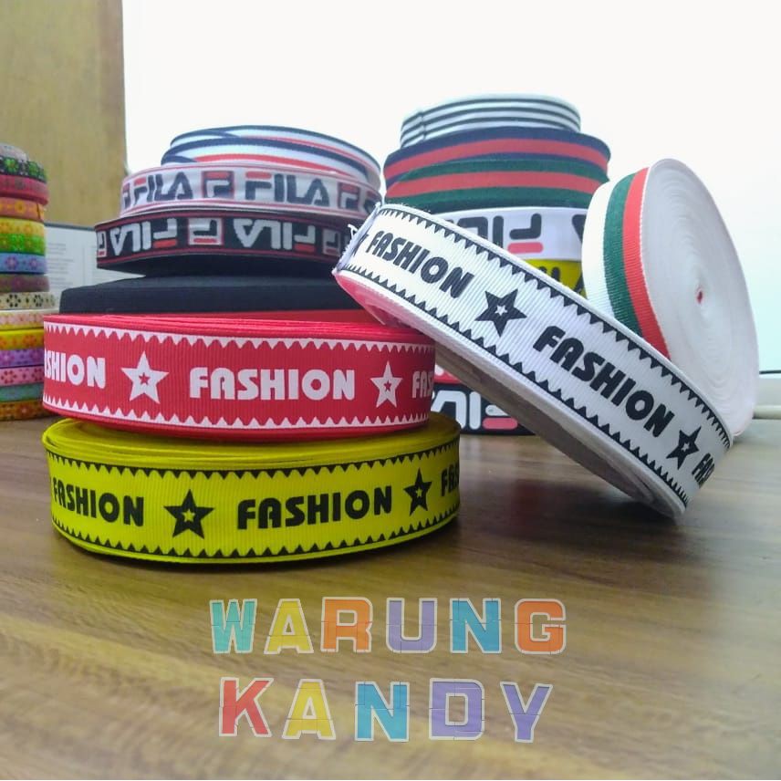 Webbing Fashion 25mm Putih