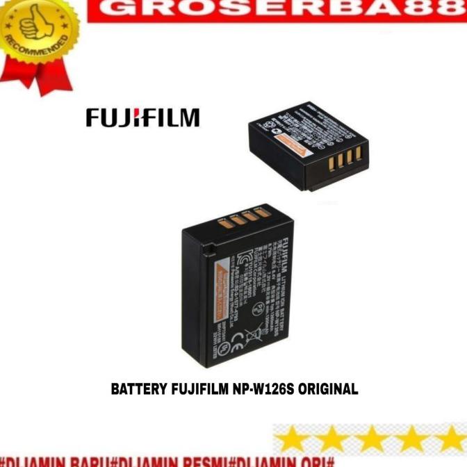 Battery Baterai Fujifilm Np-W126S Li-Ion W126S Ori Xt30 Xa5 Xt200 Xt20