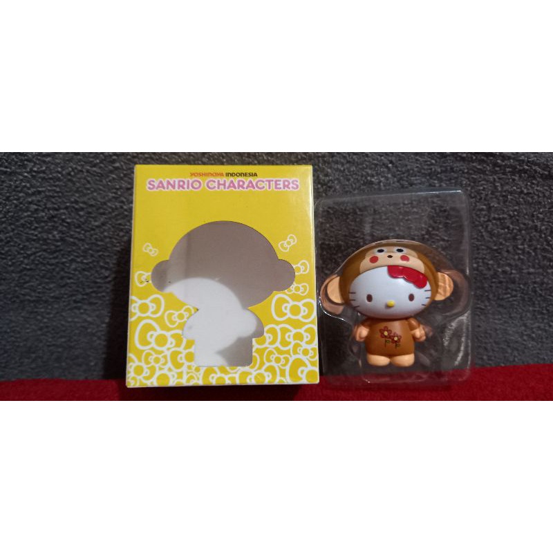 Mainan Yoshinoya Sanrio Characters (preloved). Mini Figure OSARUNOMONKICHI.