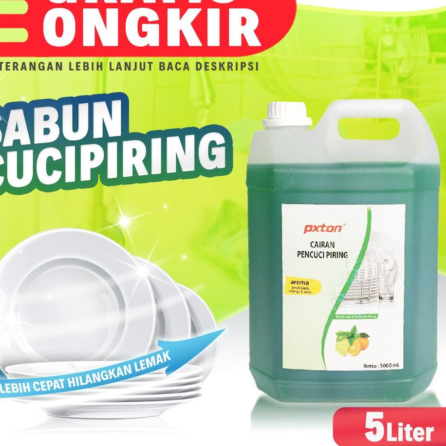 ず Sabun Cuci Piring 5 Liter Murah Meriah PXTON ㆇ