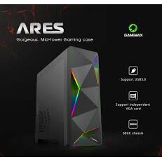 Case Casing PC Gamemax ARES 6830 Gaming Mid Tower Case-RGB