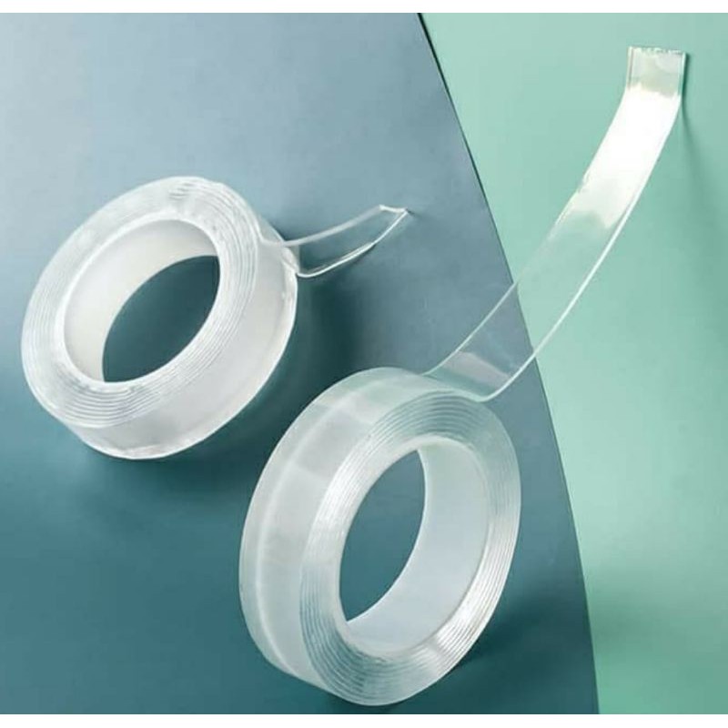

double tape nano tape isolasi bolak balik double tape bening