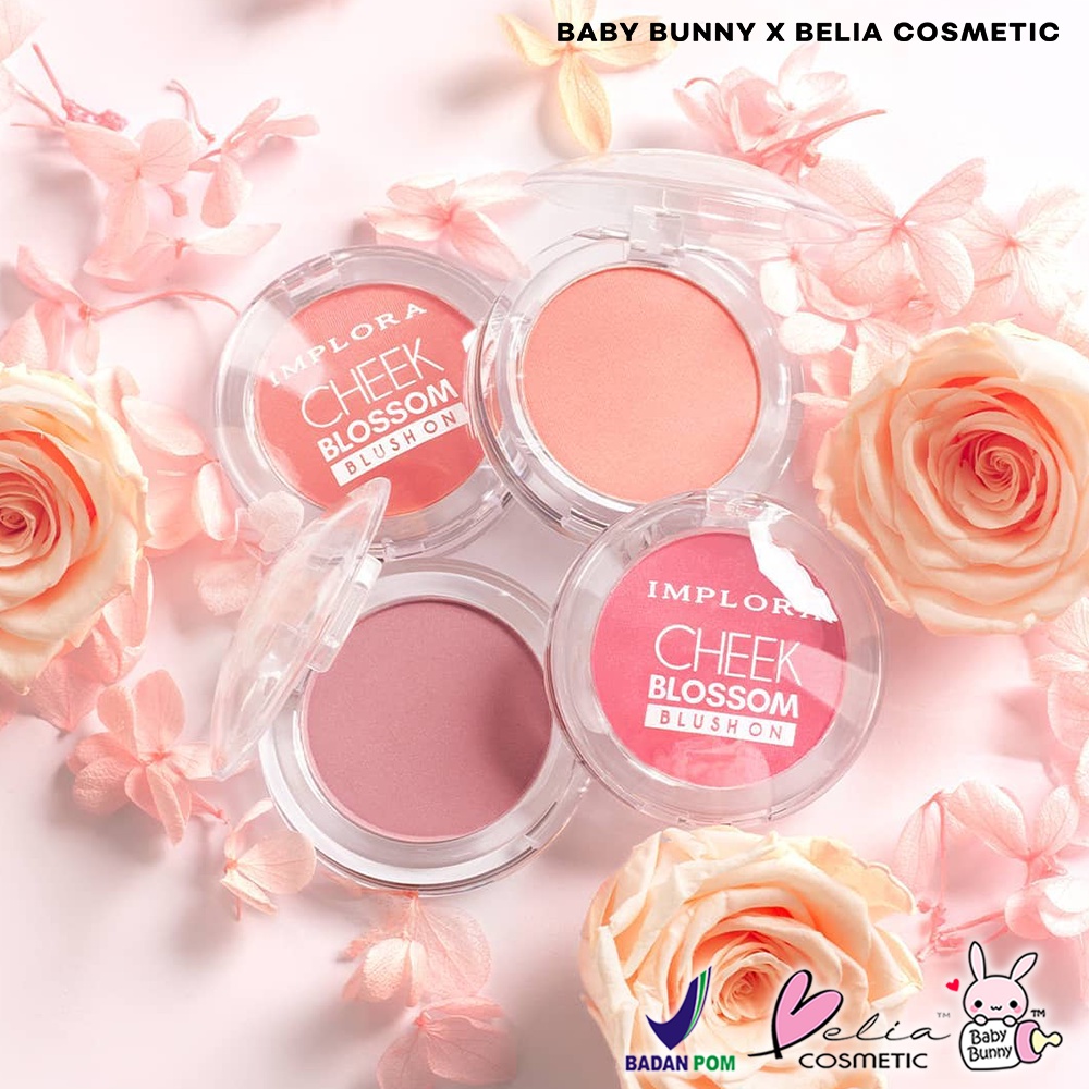 ❤ BELIA ❤ IMPLORA Cheek Blossom Blush On 3.5g | Perona Wajah | Blushon Padat | BPOM